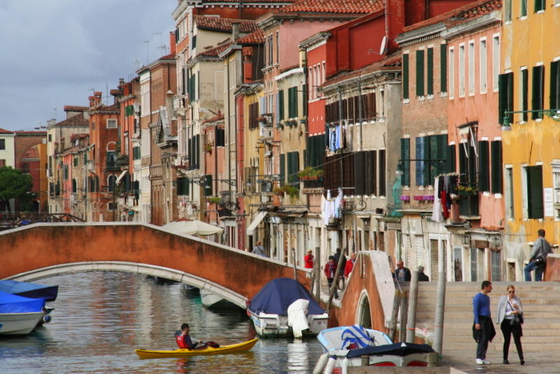 The lovely local, residential neighbourhood of Cannaregio - home to some great bars and restaurants